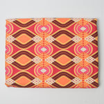 Orange, Pink + Brown Quilting Weight Woven Fabric - 44" x 80"