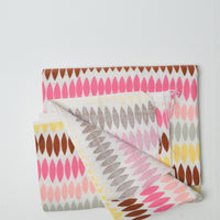 Pink, Yellow + Neutrals Quilting Weight Woven Fabric - 44" x 50"