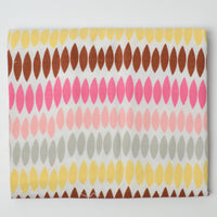Pink, Yellow + Neutrals Quilting Weight Woven Fabric - 44" x 50"