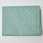 Green + Pink Botanical Hearts Stain Repellant-Coated Woven Fabric - 52" x 74"