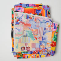 Colorful Cat 1995 Alexander Henry Quilting Weight Woven Fabric - 44" x 82"
