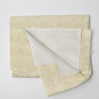 Light Beige Dots + Lines Print Quilting Weight Woven Fabric - 44" x 56"