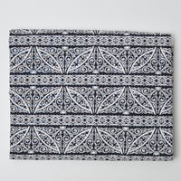Black + White Silhouette Quilting Weight Woven Fabric - 42" x 76"