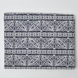 Black + White Silhouette Quilting Weight Woven Fabric - 42" x 76"