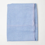 Blue Plaid Flannel Fabric - 42" x 52"
