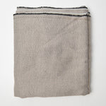 Gray-Brown + Black Synthetic Woven Fabric with Seam - 22" x 200"