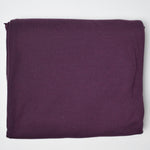 Dark Purple Lightweight Drapey Rib Knit Fabric - 74" x 84"