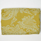 Yellow-Green + Light Green Jacquard Woven Fabric - 56" x 78"