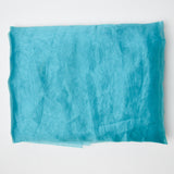 Blue-Green Sheer Chiffon Fabric - 25" x 192"