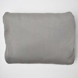 Gray Plush Stretch Velvet Knit Fabric - 66" x 74"