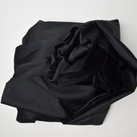Black Polyester Medium-Weight Woven Fabric - 59" x 192"