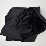 Black Polyester Medium-Weight Woven Fabric - 59" x 192"