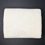 White Cotton Batting - 53" x 62"