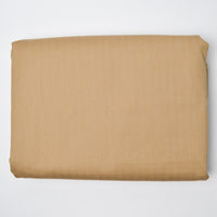 Brown + White Pinstriped Stretch Woven Suiting Fabric - 60" x 98"