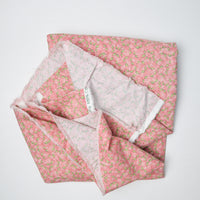 Light Pink Rose Print Quilting Cotton Fabric - 40" x 114"