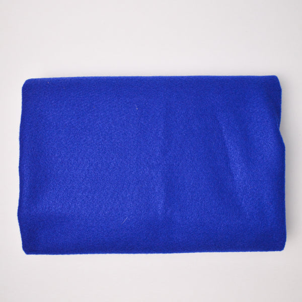 Royal Blue Felt Fabric - 37" x 74"