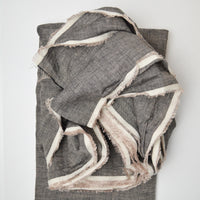 Gray-Brown Lightweight Chambray Woven Fabric - 54" x 144"