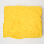 Bright Yellow Knit Lace Fabric - 72" x 100"