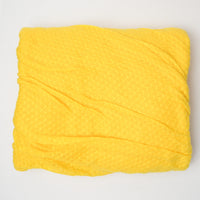 Bright Yellow Knit Lace Fabric - 72" x 100"