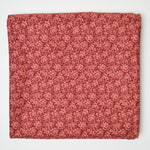 Red + Pink Rose Print Quilting Cotton Fabric - 53" x 108"