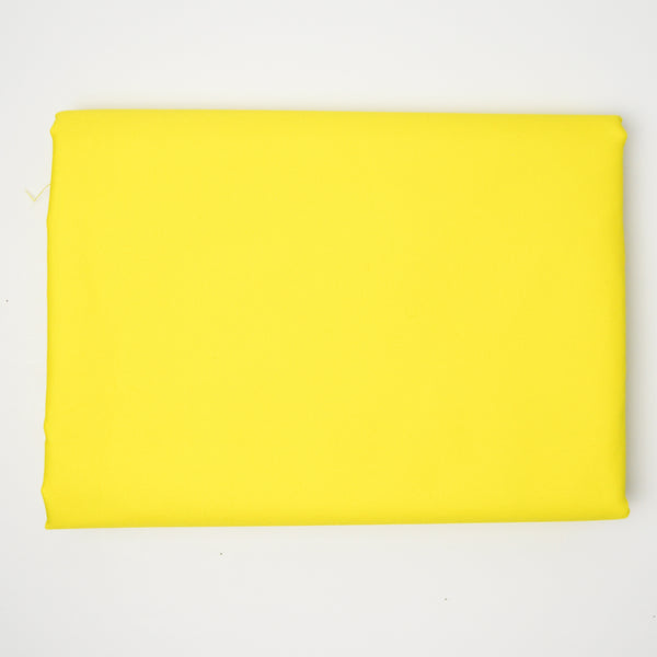 Bright Yellow Stiff Nylon Canvas Fabric - 48" x 88"