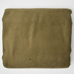 Olive Green Sueded Twill Woven Fabric - 55" x 114"