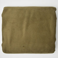 Olive Green Sueded Twill Woven Fabric - 55" x 114"