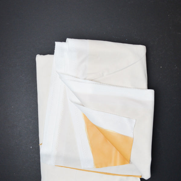 Orange-Yellow Rubberized Coating Bonded Fabric -