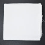 White on Cream Floral Print Quilting Weight Woven Fabric - 43" x 168"
