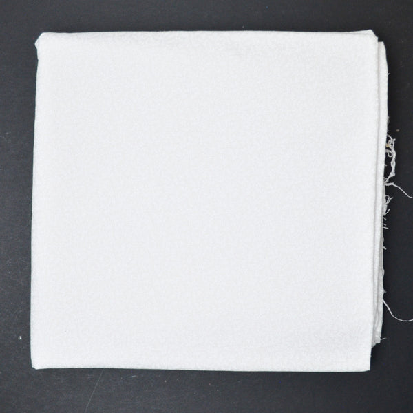 White on Cream Floral Print Quilting Weight Woven Fabric - 43" x 168"