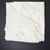 White Satin Weave Drapery Fabric - 34" x 204"