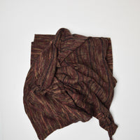 Brown Heathered Knit Fabric - 46" x 68"