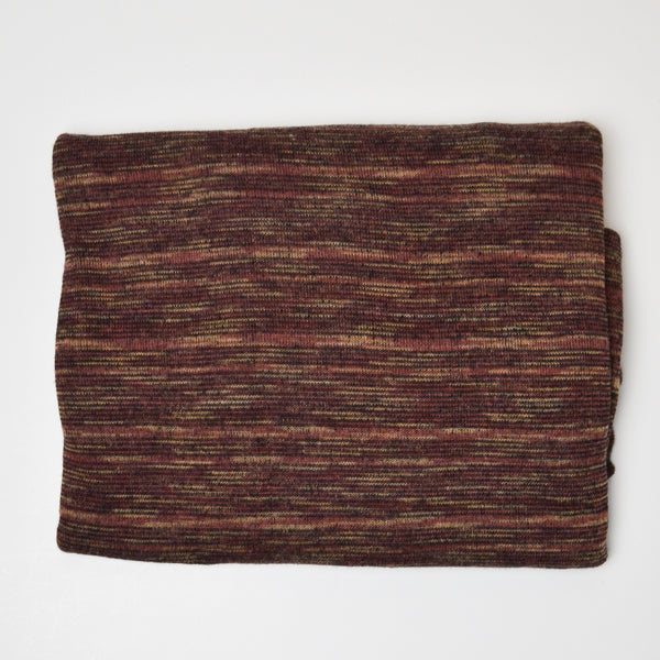Brown Heathered Knit Fabric - 46" x 68"
