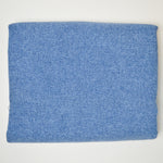 Blue Woolly Woven Upholstery Fabric - 50" x 56"