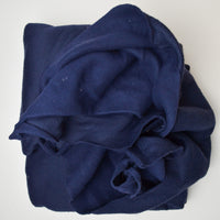 Navy Blue Thick Springy Fleece Fabric - 34" x 60"