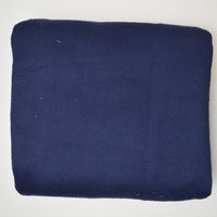 Navy Blue Thick Springy Fleece Fabric - 34" x 60"