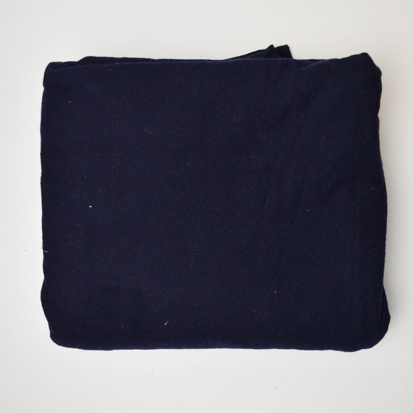 Midnight Blue Flannel Woven Fabric - 40" x 176"