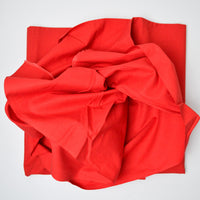 Red Quilting Weight Woven Fabric - 43" x 72"