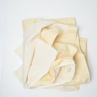 Light Yellow Dotted Quilting Weight Woven Fabric - 36" x 84"