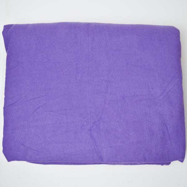 Purple Soft Flannel Woven Fabric - 84" x 103"