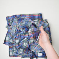 Plaid Print Mesh Fabric - 66" x 168"