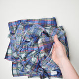 Plaid Print Mesh Fabric - 66" x 168"