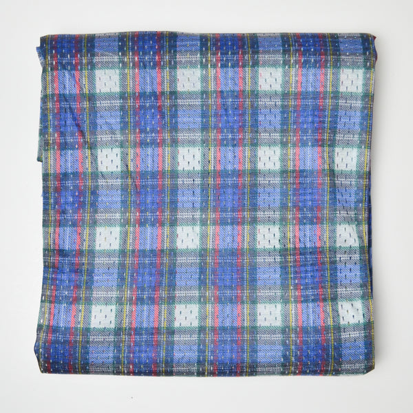 Plaid Print Mesh Fabric - 66" x 168"