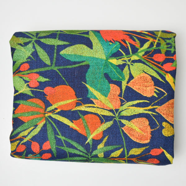 Multicolor Tropical Print Woven Upholstery Fabric - 56" x 172"