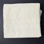 Off-White Floral Lace Tablecloth with Lace Edging (Some Stains) - 72" x 92"