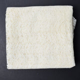 Off-White Floral Lace Tablecloth with Lace Edging (Some Stains) - 72" x 92"