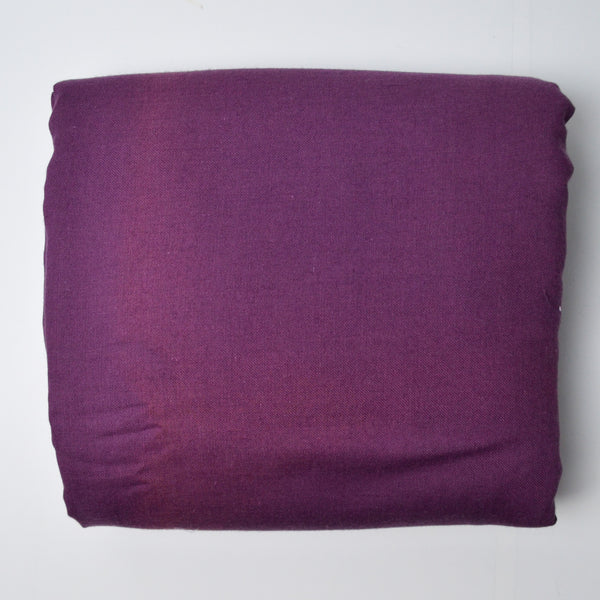 Purple Brushed Surface Twill Woven Fabric - 46" x 204" (Sun Discoloration)