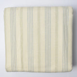 Light Yellow + Beige Striped Flannel Fabric - 41" x 144"