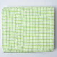 Green + White Plaid Flannel Fabric - 43" x 116"