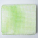 Green + White Plaid Flannel Fabric - 43" x 116"